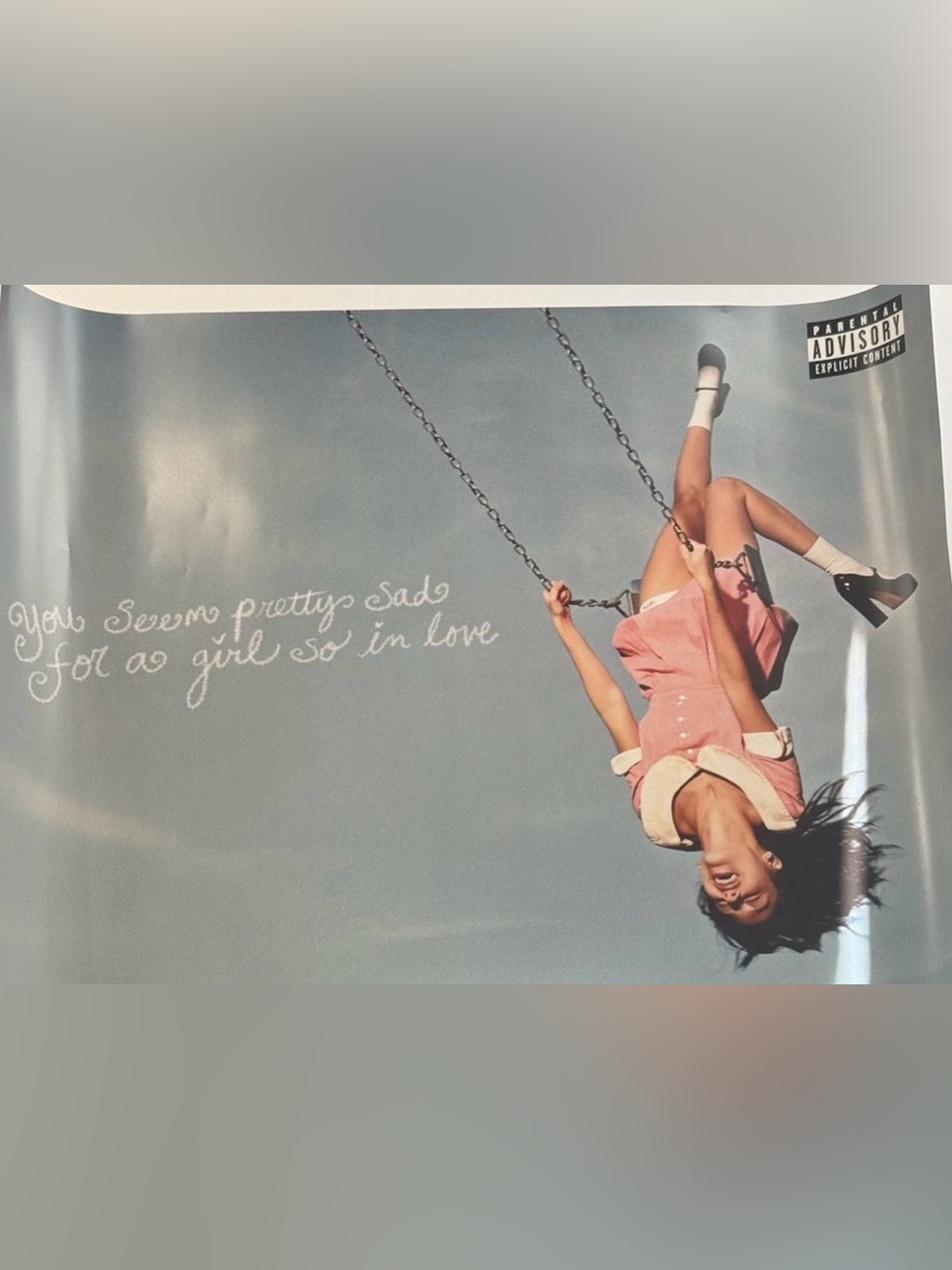 Olivia Rodrigo listening party poster